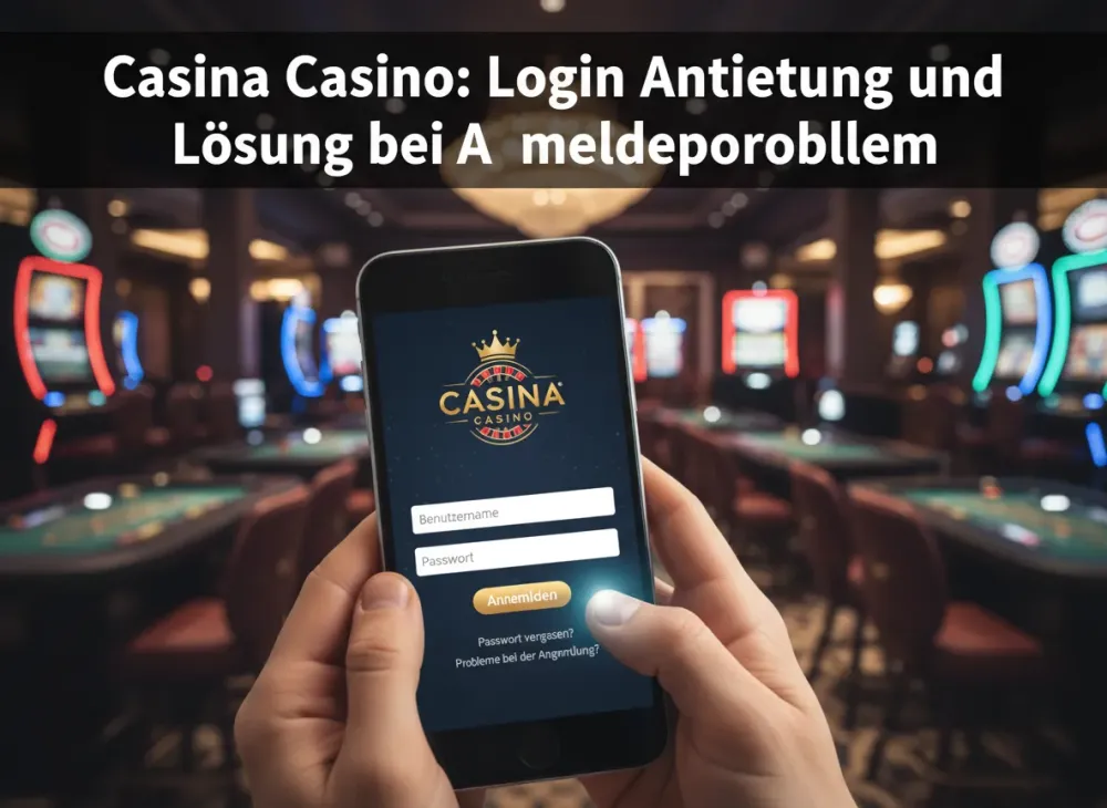 Casina casino login Anleitung und Lösung bei Anmeldeproblemen